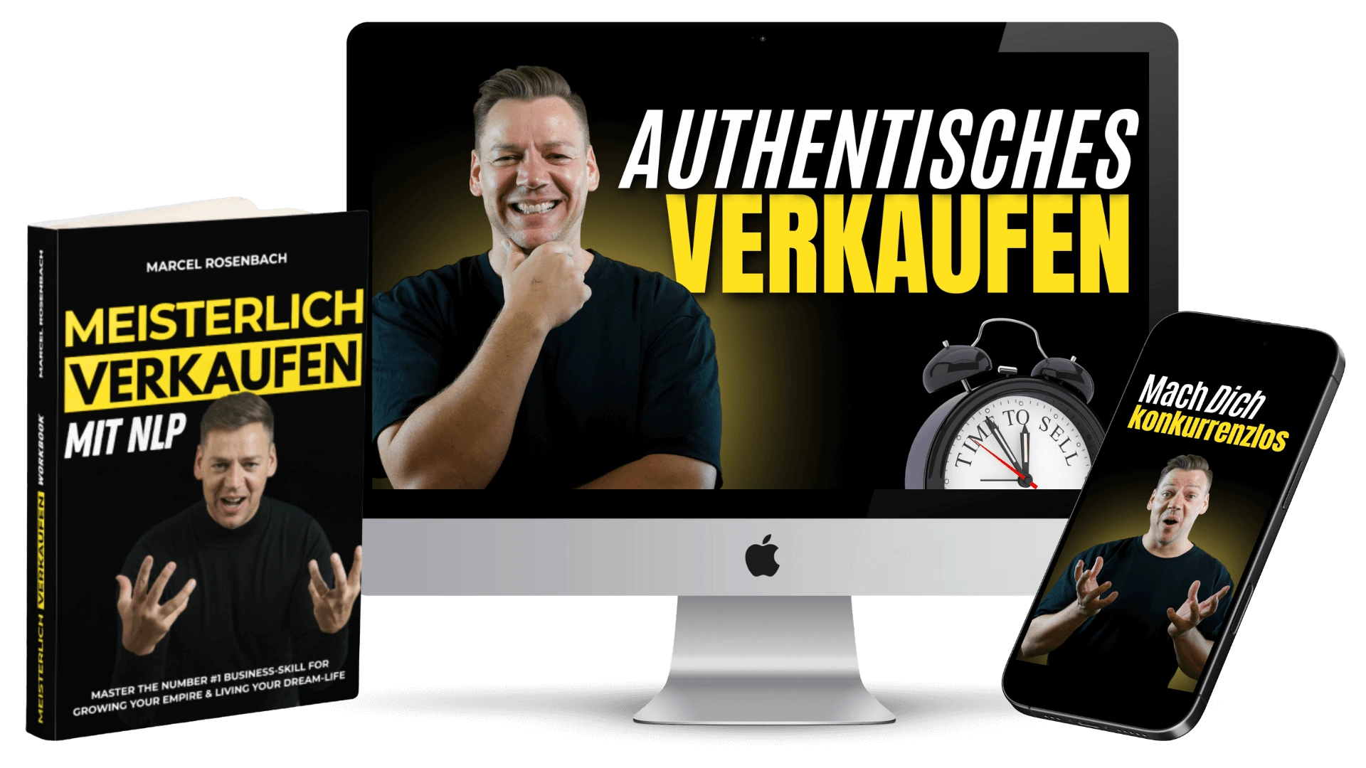 Mockups zum Kurs Meisterlich Verkaufen